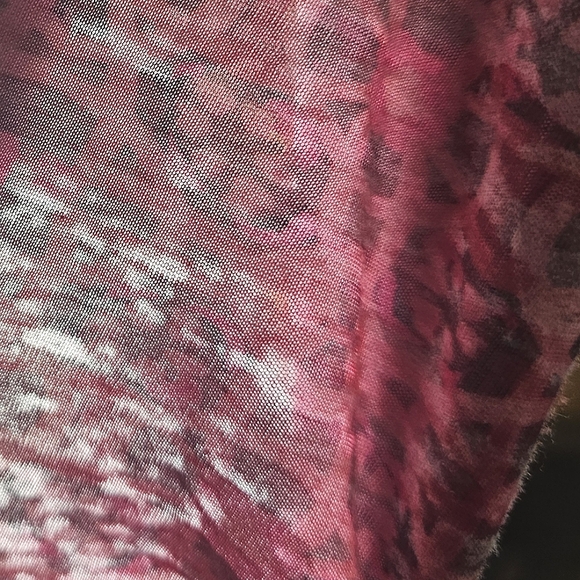 PrAna Lottie Lightweight Pink & Purple Jersey Knit Burnout Tee Size S - Picture 7 of 9